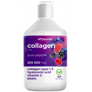 Коллаген + Гиалуроновая кислота, Биотин, Sporter, Collagen 200000 - 500 мл