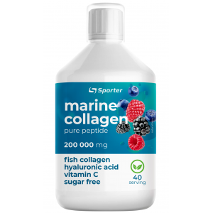 Рыбный коллаген + Гиалуроновая кислота, Sporter, Collagen 200000 (fish) (sugar free) - 500 мл