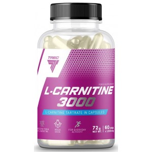 Л-карнітин, Trec Nutrition, L-Сarnitine 3000 - 60 капс