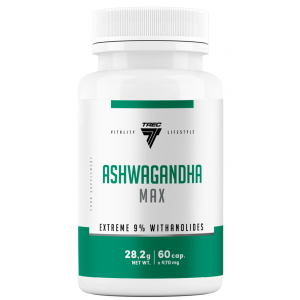 Ашвагандха (повышенное содержание витанолидов), Trec Nutrition, Ashwagandha MAX - 60 капс