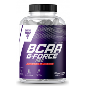 Аминокислоты ВСАА с Глютамином, Trec Nutrition, BCAA G-Force - 180 капс