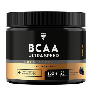 Незаменимые аминокислоты ВСАА, Trec Nutrition, Gold Core Line BCAA Ultra Speed - 250 г 