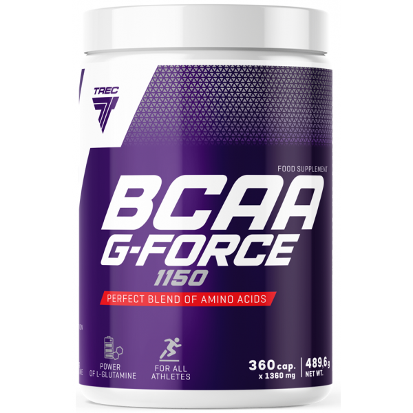 Амінокислоти ВСАА з Глютаміном, Trec Nutrition, BCAA G-Force - 360 капс