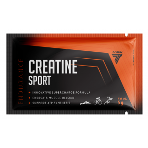 Креатин моногідрат з вуглеводами + Таурін (разова порція), Trec Nutrition, Creatine Sport - 5 г