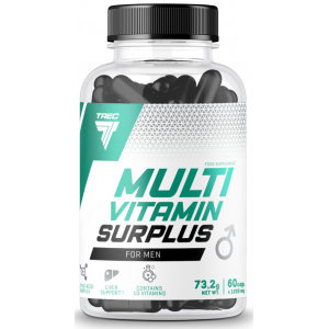 Витаминно-минеральный комплекс для мужчин, Trec Nutrition, Multivitamin Surplus For Men - 60 капс