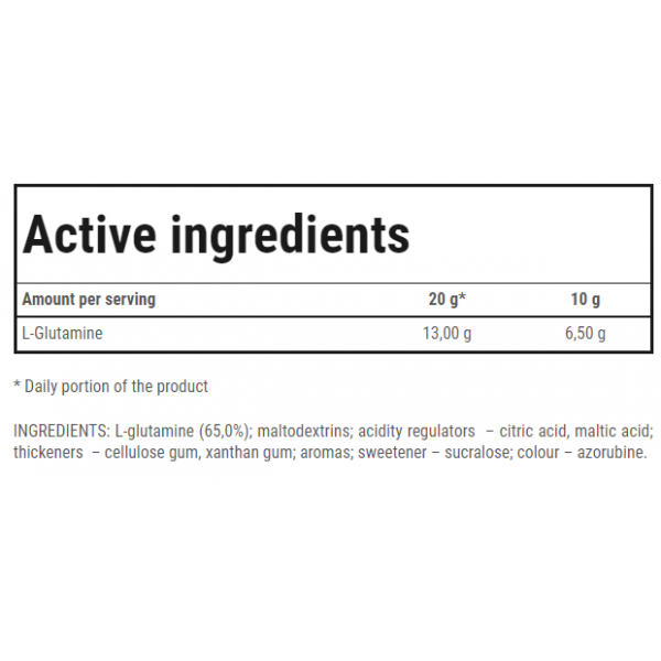 L-Глютамін зі смаком, Trec Nutrition, Glutamine High Speed - 400 г 