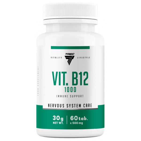 Витамин В12, Trec Nutrition, Vitamin B12 1000 - 60 таб
