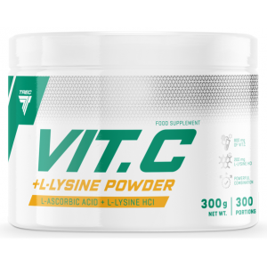 Комплекс для укрепления иммунитета (Витамин С + L-Лизин), Trec Nutrition, Vitamin C + L- Lysine Powder - 300 г
