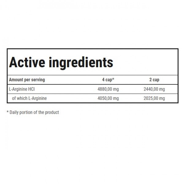 Аргинин, Trec Nutrition, L-Arginine Xtreme - 90 капс
