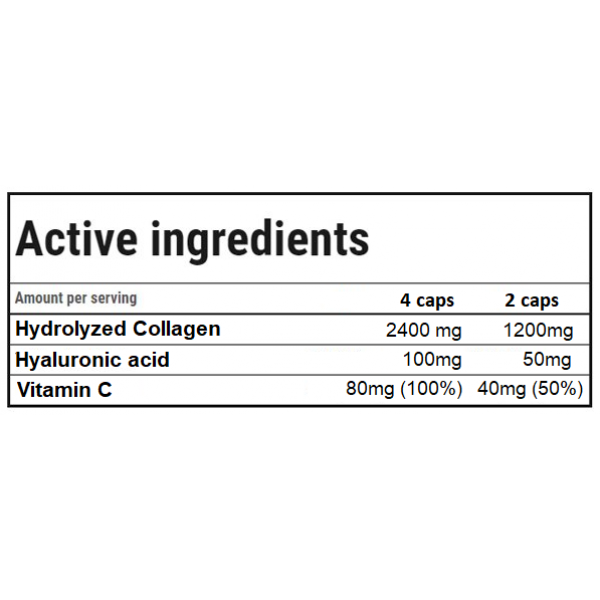 Коллаген + Гиалуроновая кислота, Trec Nutrition, Collagen 4 Runners - 90 капс