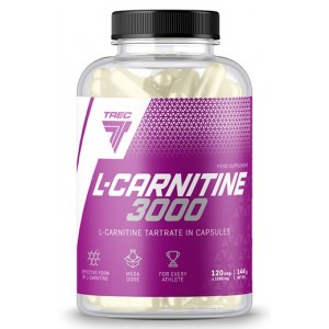 Л-карнітин, Trec Nutrition, L-Сarnitine 3000 - 120 капс