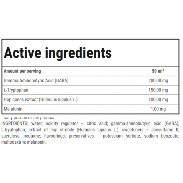 Комплекс для здорового сну в шоті, Trec Nutrition, Sleep-Er Shot - 100 мл 