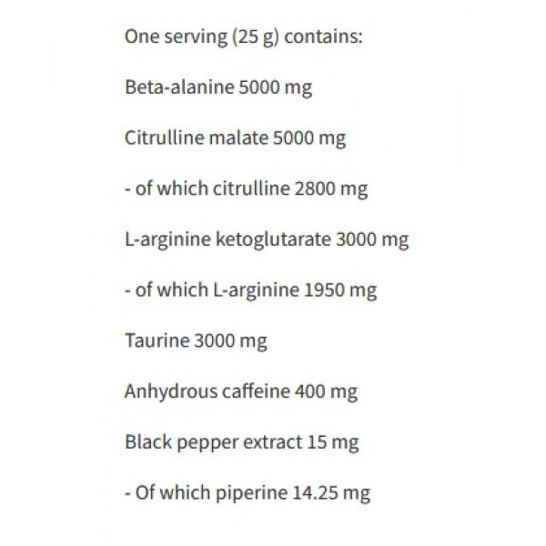 Передтренувальний комплекс, Trec Nutrition, Gold Core Line C.O.X - 250 г