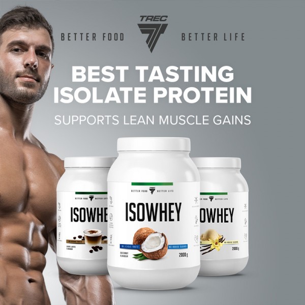 Сывороточный протеин изолят, Trec Nutrition, Isowhey - 2 кг