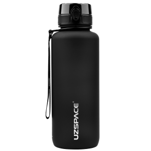 Бутылка для воды, UZspace, U-type 3056  - 1500 мл (черная)