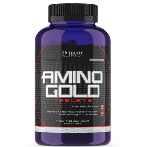 Амінокислоти сироваткові в таблетках, Ultimate Nutrition, Amino Gold Formula 1000 мг - 250 таб