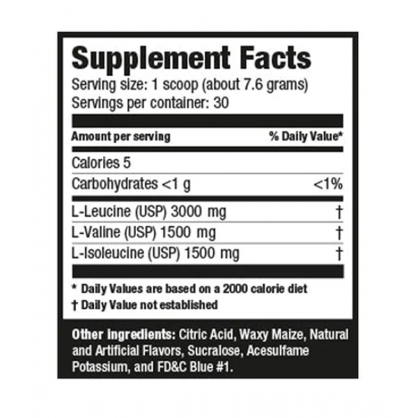 Незаменимые аминокислоты ВСАА, Ultimate Nutrition BCAA powder - 228 г