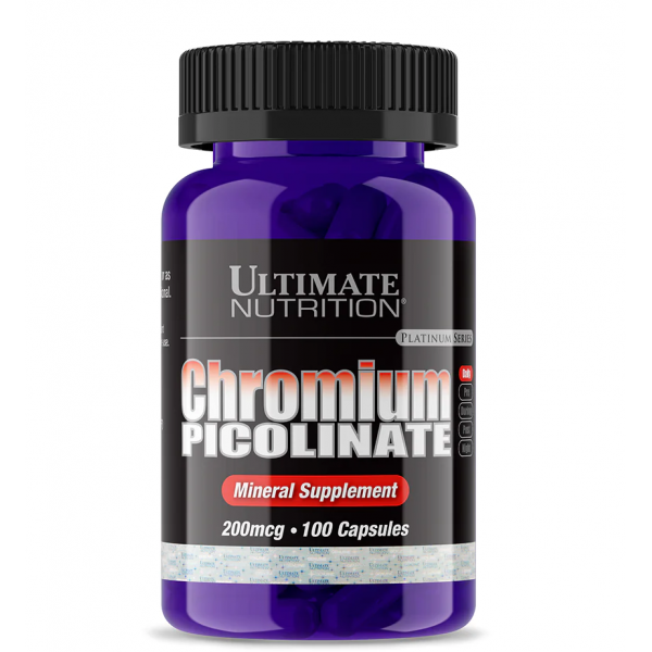 Пиколинат Хрома, Ultimate Nutrition, Chromium Picolinate - 100 капс