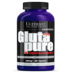 Л-Глютамін амінокислота в капсулах, Ultimate Nutrition, Glutapure 1000 мг – 300 капс