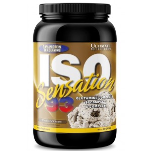Протеїн ізолят (93% білку), Ultimate Nutrition, ISO Sensation - 910 г