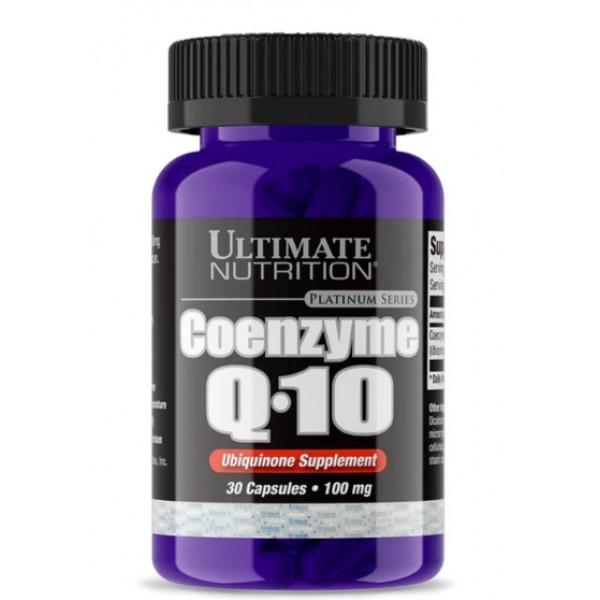 Коензім Q10 (Убіхінон), Ultimate Nutrition, Coenzyme Q10 100 мг - 30 капс