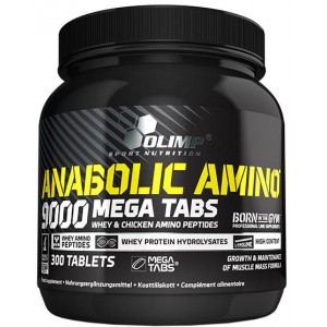 Аминокислоты комплексные, Olimp Labs, Anabolic Amino 9000 mega tabs - 300 таб