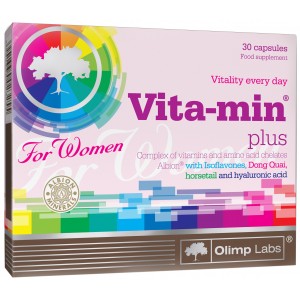 Комплексні вітаміни для жінок, Olimp Labs, Vita-min plus for women - 30 капс