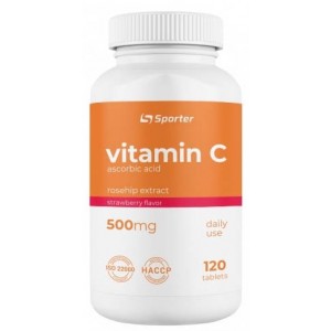 Вітамін С, Vitamin C 500 мг with rosehip - 120 таб