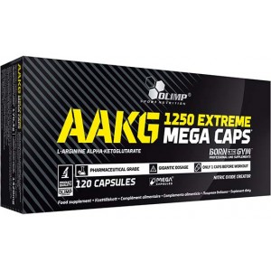 Аргінін ААКГ (альфа-кетоглутарат), Olimp Labs, AAKG 1250 Extreme Mega Caps - 120 капс