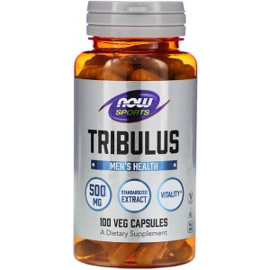 Трибулус 500 мг (повышение тестостерона), NOW,  Tribulus 500 - 100 веган капс