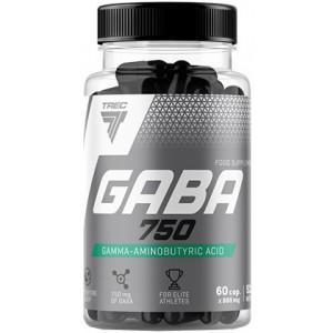 Гамма-аминомасляная кислота, Trec Nutrition, Gaba 750 - 60 капс