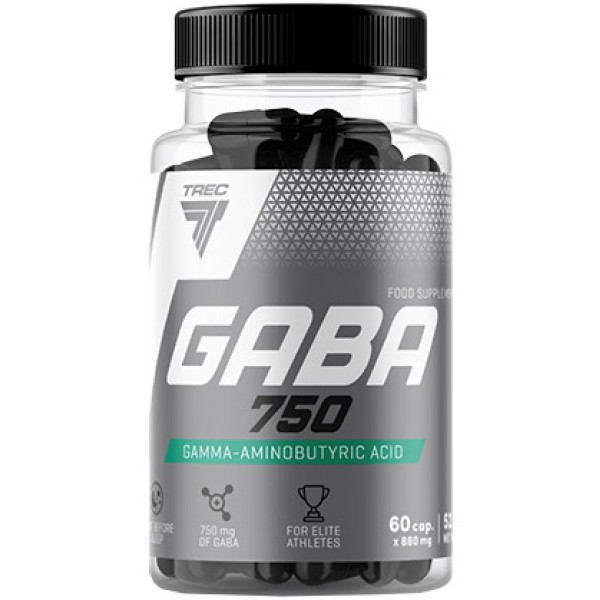 Гамма-аміномасляна кислота, Trec Nutrition, Gaba 750 - 60 капс