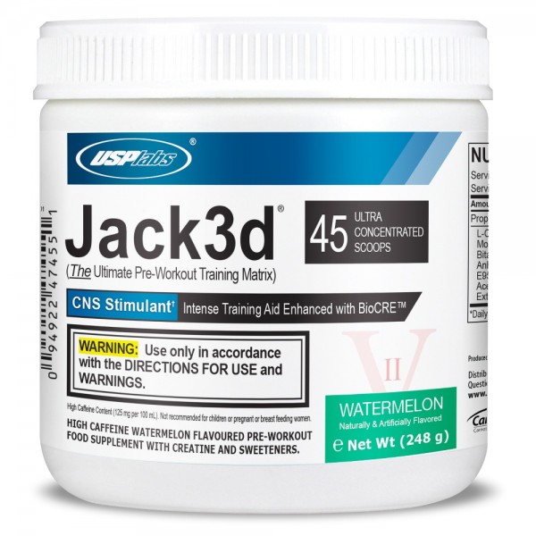 Передтенувальний комплекс, USPlabs, Jack 3d - 248 г