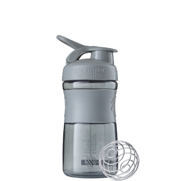 Шейкер SportMixer с шариком 590 ml Gray