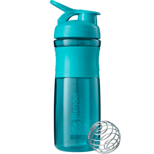Шейкер Blender Bottle, SportMixer з кулькою 820 ml Teal