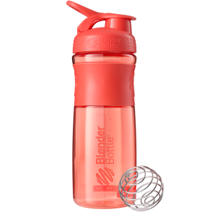 Шейкер Blender Bottle, SportMixer з кулькою 820 ml Coral