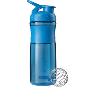 Шейкер Blender Bottle, SportMixer з кулькою 820 ml Cyan