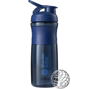 Шейкер Blender Bottle, SportMixer з кулькою 820 ml Navy