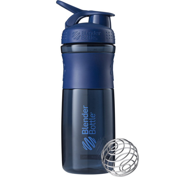 Шейкер Blender Bottle, SportMixer с шариком 820 ml Navy