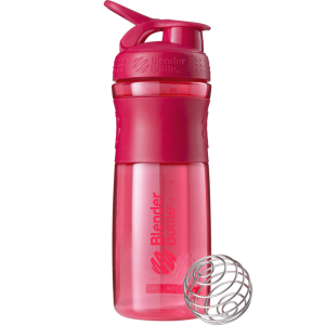 Шейкер Blender Bottle, SportMixer з кулькою 820 ml Pink