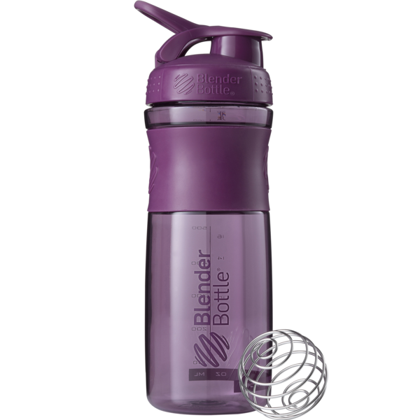 Шейкер Blender Bottle, SportMixe с шариком 820 ml Plum