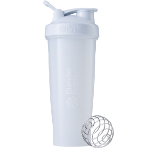 Шейкер Blender Bottle Classic Loop з кулькою - 940 ml White