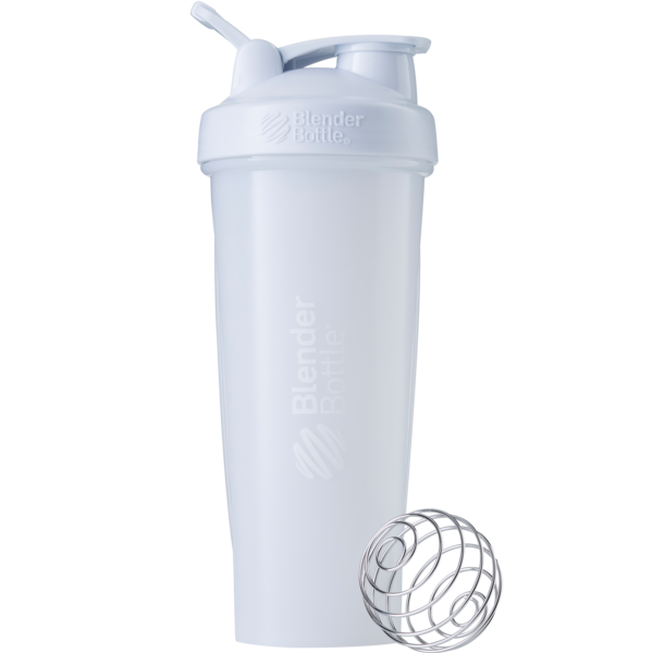 Шейкер Blender Bottle Classic Loop с шариком - 940 ml White