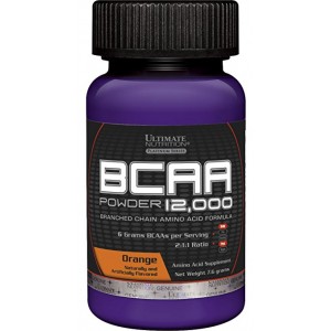 Пробник ВСАА, Ultimate Nutrition, BCAA powder 12000 - 7,6 г