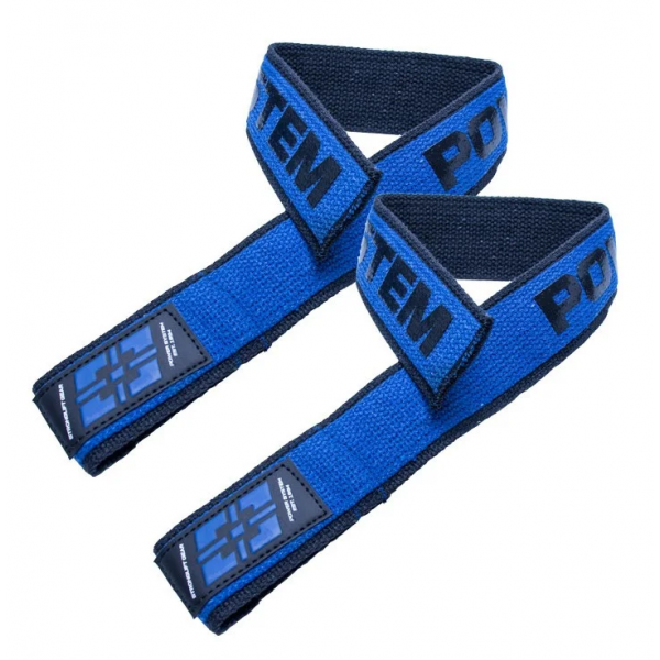 Кистьові ремні, Power System,  PS-3401 Lifting Straps Duplex (Black/Blue)