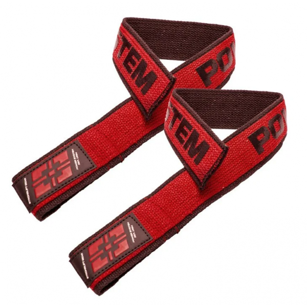 Кистьові ремні, Power System,  PS-3401 Lifting Straps (Duplex Black/Red)