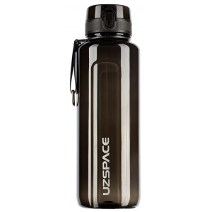 Бутылка для воды, UZspace, U-type 6022 - 1500 мл (черная)