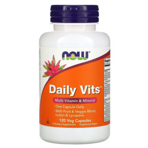 Комплексные витамины, NOW, Daily Vits - 120 веган капс