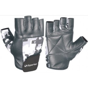 Перчатки Men (MFG-227.7 A) SporterGYM - Черный/Камуфляж