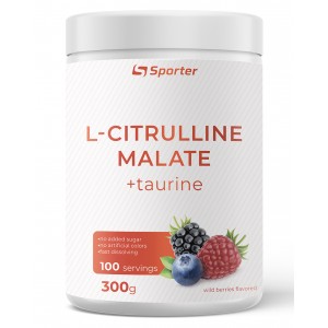 Цитрулін малат, Sporter, L - Ctrulline Malate 300 г